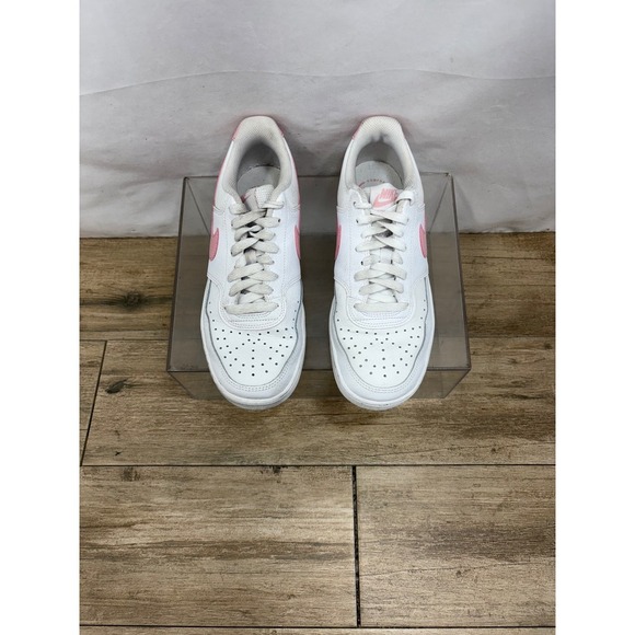 Nike Court Vision Low Sneakers Pink Swoosh‎ Casual Shoes Women's Size - Picture 3 of 10